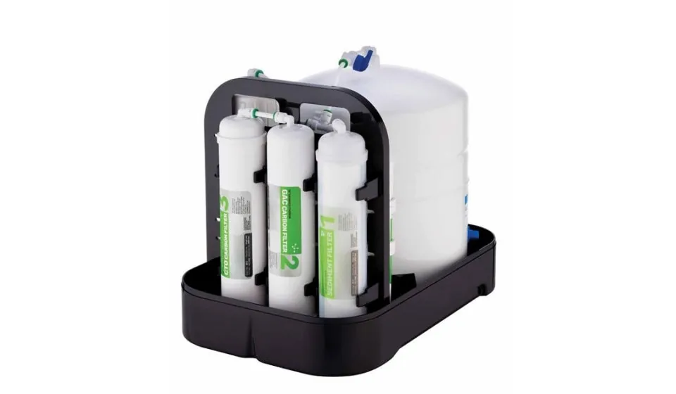 ORTİMAX H2O TESLA (ALKALİ) SU ARITMA SİSTEMİ / 6 AŞAMA iç yapısı ve filtreleri