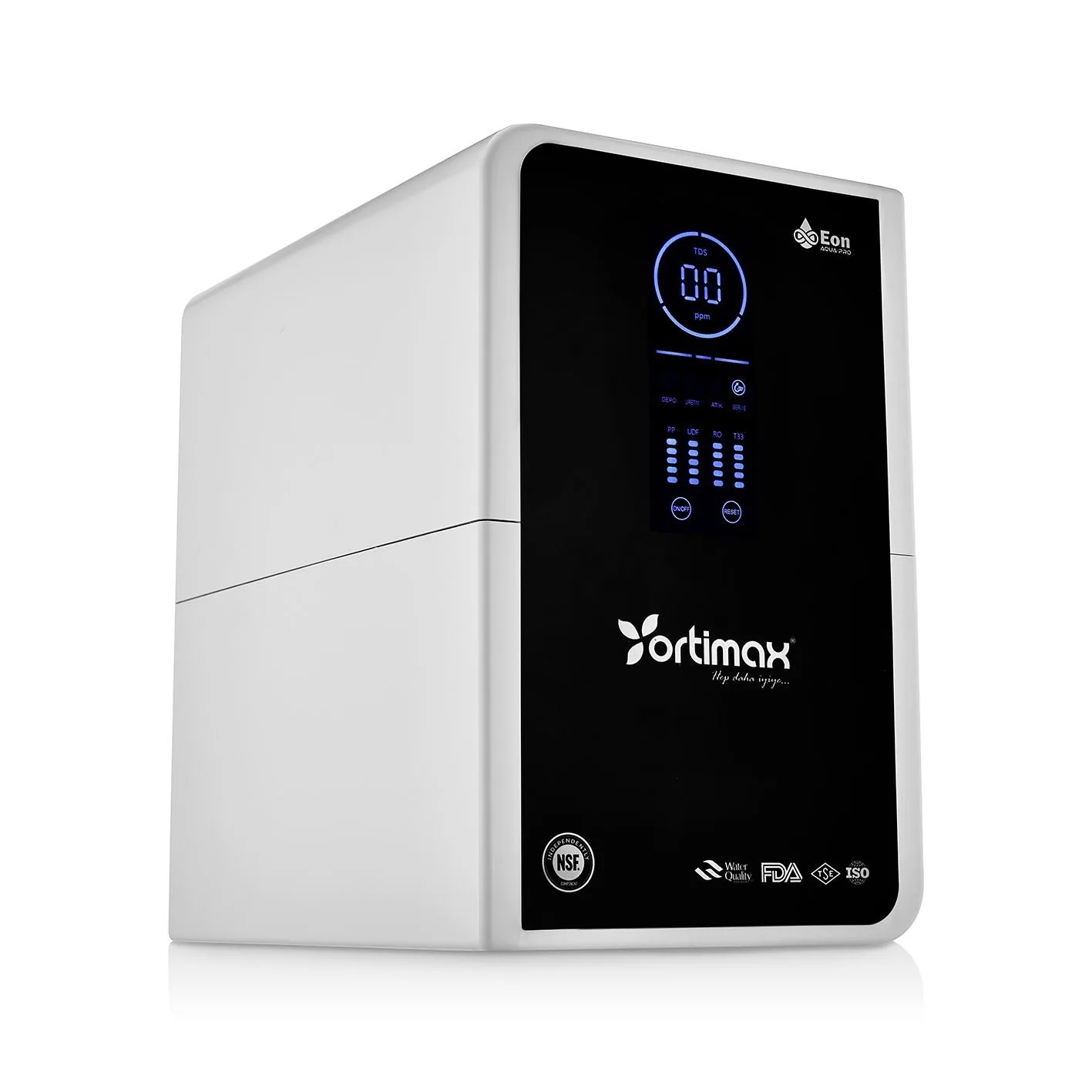 ORTİMAX EONAQUA PRO DİJİTAL SU ARITMA CİHAZI yan görünümü